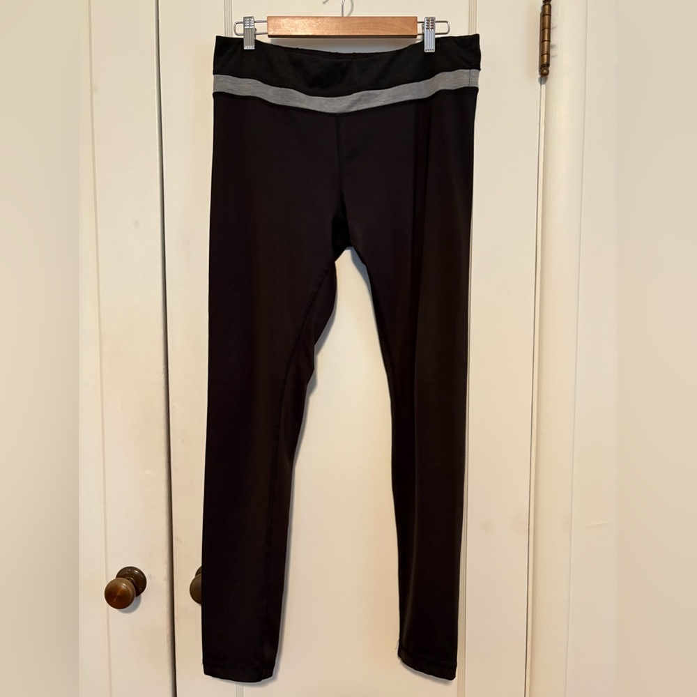 Denimlicious Black and Gray activewear pants